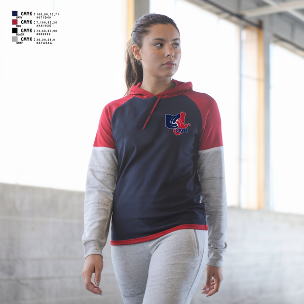 Hoodie, Ohio Valley Region Volleyball, Women's Volleyball, Teamtime, Team time, sublimation, custom sports apparel, team uniforms, spirit wear, spiritwear, sports uniforms, custom shirts, team store, custom team store, fundraiser sports, apparel fundraiser