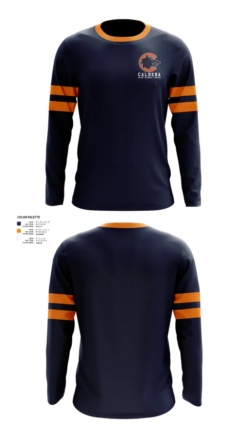 Long Sleeve Performance Shirt, Caldera High School Cheer, Cheer, Teamtime, Team time, sublimation, custom sports apparel, team uniforms, spirit wear, spiritwear, sports uniforms, custom shirts, team store, custom team store, fundraiser sports, apparel fundraiser