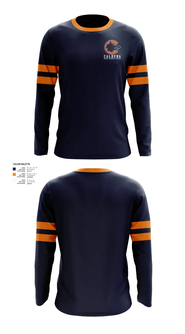 Long Sleeve Performance Shirt, Caldera High School Cheer, Cheer, Teamtime, Team time, sublimation, custom sports apparel, team uniforms, spirit wear, spiritwear, sports uniforms, custom shirts, team store, custom team store, fundraiser sports, apparel fundraiser