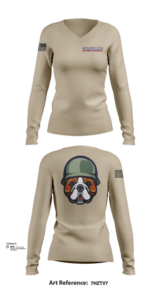 Womens Long Sleeve Vneck Shirt, Indy Radio Platoon, , Teamtime, Team time, sublimation, custom sports apparel, team uniforms, spirit wear, spiritwear, sports uniforms, custom shirts, team store, custom team store, fundraiser sports, apparel fundraiser