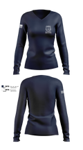 5th PCT Crime Section 94113435 Women's Long Sleeve V-neck Shirt - 12
