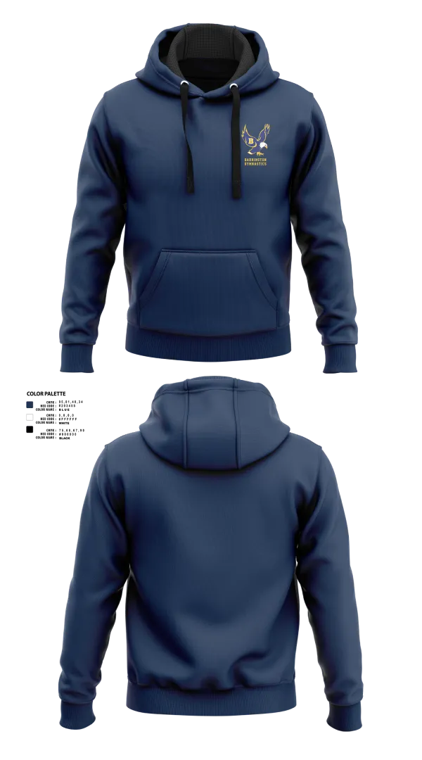 Hoodie, Barrington High School Gymnastics, Spirit Store, Teamtime, Team time, sublimation, custom sports apparel, team uniforms, spirit wear, spiritwear, sports uniforms, custom shirts, team store, custom team store, fundraiser sports, apparel fundraiser