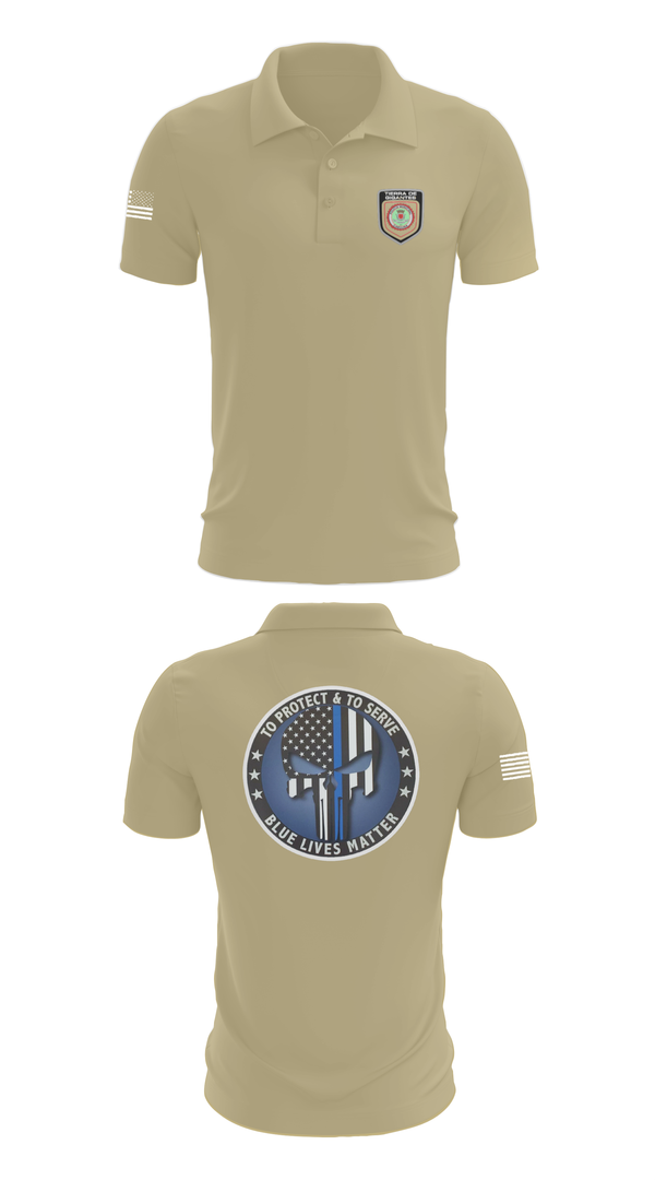 Short Sleeve Performance Polo, Policía Municipal de Carolina, , Teamtime, Team time, sublimation, custom sports apparel, team uniforms, spirit wear, spiritwear, sports uniforms, custom shirts, team store, custom team store, fundraiser sports, apparel fundraiser