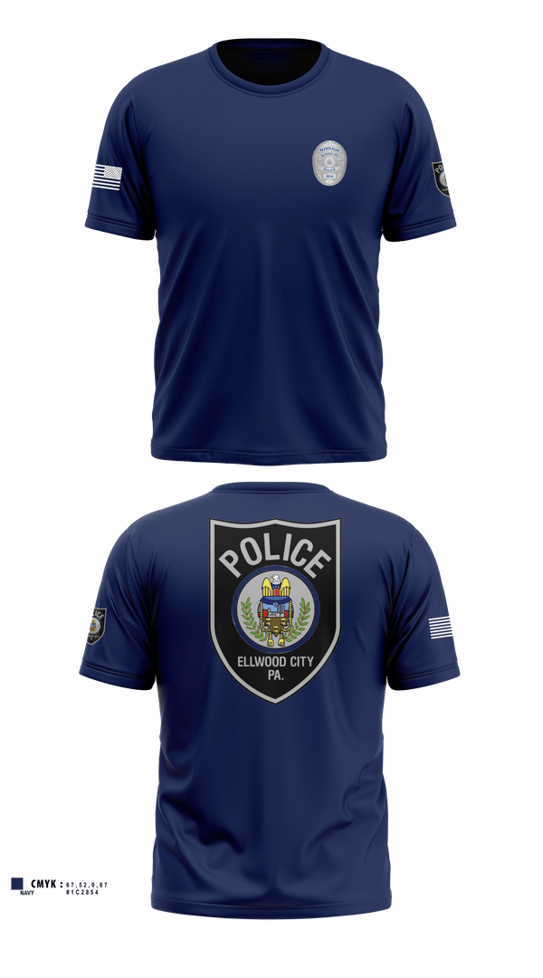 Short Sleeve Performance Shirt, Ellwood city police, Police, Teamtime, Team time, sublimation, custom sports apparel, team uniforms, spirit wear, spiritwear, sports uniforms, custom shirts, team store, custom team store, fundraiser sports, apparel fundraiser