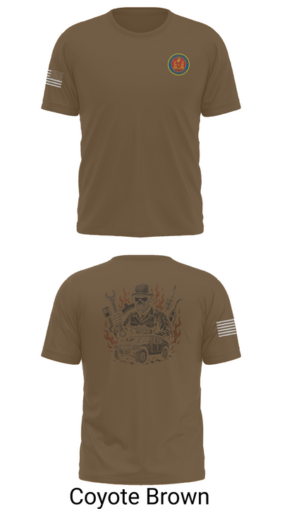 4th Combat Engineer Battalion A Co 69911625 Short Sleeve Performance Shirt - 16