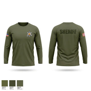 Long Sleeve Performance Shirt, Crawford county sheriffs office, Police, Teamtime, Team time, sublimation, custom sports apparel, team uniforms, spirit wear, spiritwear, sports uniforms, custom shirts, team store, custom team store, fundraiser sports, apparel fundraiser
