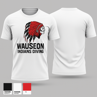 Short Sleeve Performance Shirt, Wauseon Indians Diving, Swimming, Teamtime, Team time, sublimation, custom sports apparel, team uniforms, spirit wear, spiritwear, sports uniforms, custom shirts, team store, custom team store, fundraiser sports, apparel fundraiser