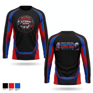 Long Sleeve Performance Shirt, South central Mississippi storm chasers, , Teamtime, Team time, sublimation, custom sports apparel, team uniforms, spirit wear, spiritwear, sports uniforms, custom shirts, team store, custom team store, fundraiser sports, apparel fundraiser