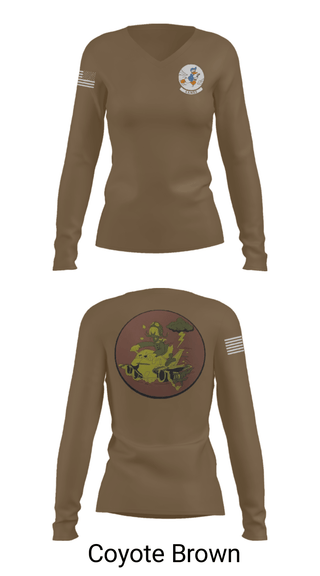 Women's Long Sleeve Vneck Shirt, 6 AMXS, Air Force, Teamtime, Team time, sublimation, custom sports apparel, team uniforms, spirit wear, spiritwear, sports uniforms, custom shirts, team store, custom team store, fundraiser sports, apparel fundraiser
