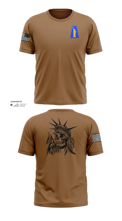 1019th Quartermaster Company 13323888 Old School Cotton Feel Shirt - 20