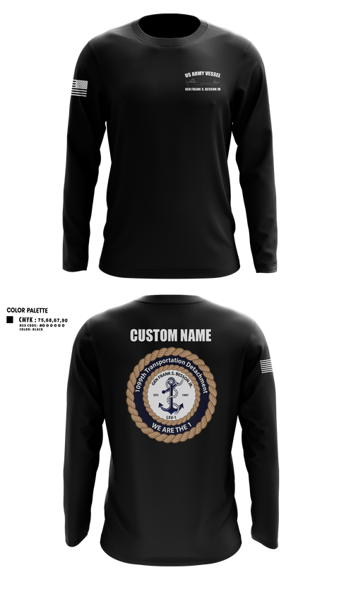 Long Sleeve Performance Shirt, 1099th TD, Army, Teamtime, Team time, sublimation, custom sports apparel, team uniforms, spirit wear, spiritwear, sports uniforms, custom shirts, team store, custom team store, fundraiser sports, apparel fundraiser