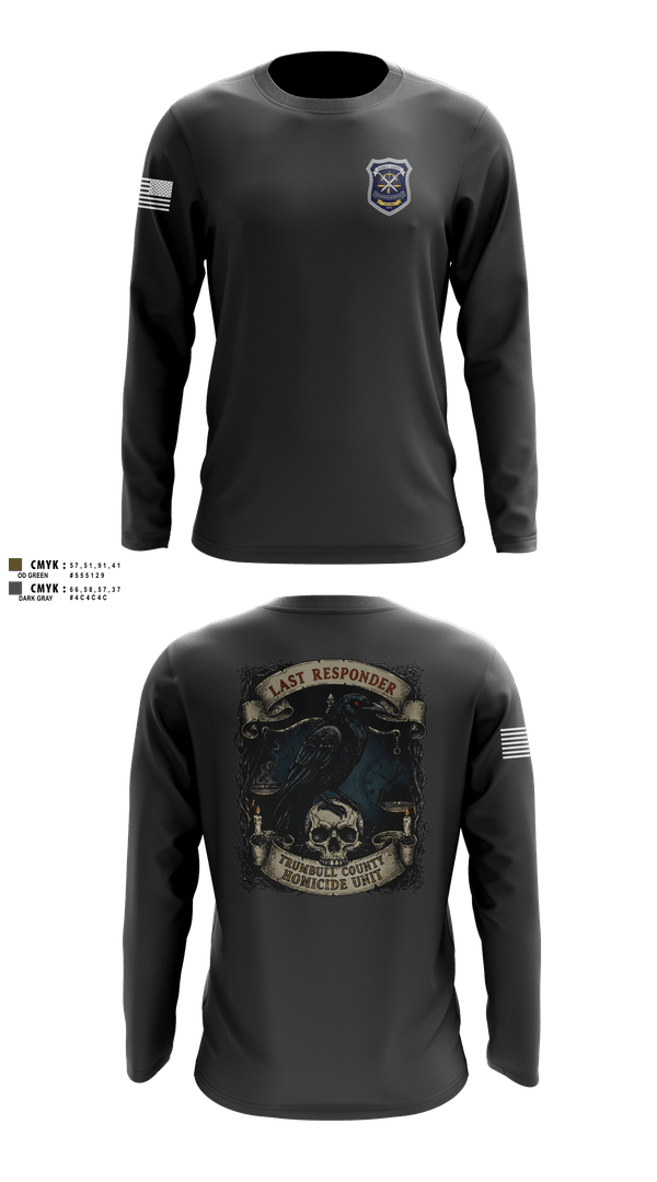 Long Sleeve Performance Shirt, Trumbull County Homicide Investigation and Prosecution Unit, , Teamtime, Team time, sublimation, custom sports apparel, team uniforms, spirit wear, spiritwear, sports uniforms, custom shirts, team store, custom team store, fundraiser sports, apparel fundraiser