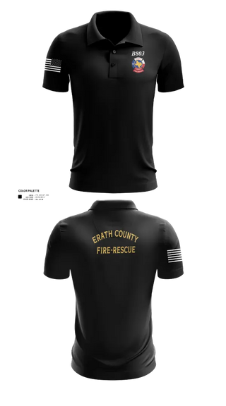 Short Sleeve Performance Polo, Erath county fire and rescue, Fire Department, Teamtime, Team time, sublimation, custom sports apparel, team uniforms, spirit wear, spiritwear, sports uniforms, custom shirts, team store, custom team store, fundraiser sports, apparel fundraiser