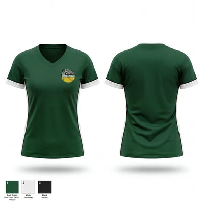 Lady Mustangs 21976044 Women's Short Sleeve V-neck Shirt - 1