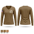 NBC Women's Long Sleeve V-neck Shirt - 1