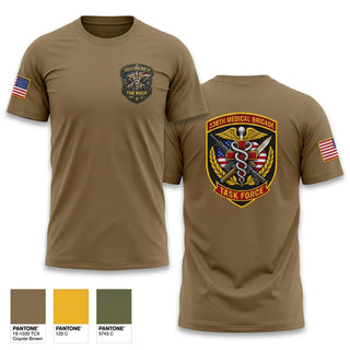 Old School Cotton Feel Shirt, 338th MED BDE, Army, Teamtime, Team time, sublimation, custom sports apparel, team uniforms, spirit wear, spiritwear, sports uniforms, custom shirts, team store, custom team store, fundraiser sports, apparel fundraiser