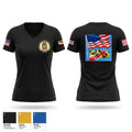 Greenbelt police Charlie squad Women's Short Sleeve V-neck Shirt - 1