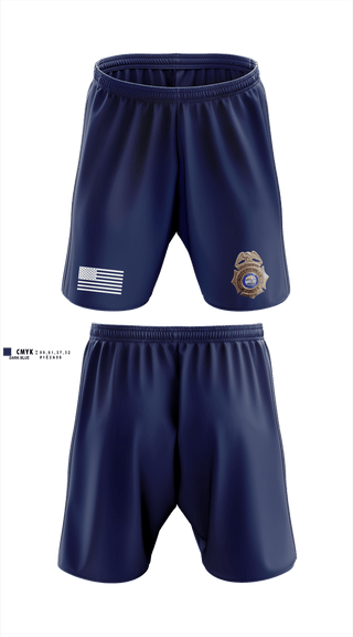 Athletic Shorts With Pockets, Town Of Rogersville Police Dept, Police, Teamtime, Team time, sublimation, custom sports apparel, team uniforms, spirit wear, spiritwear, sports uniforms, custom shirts, team store, custom team store, fundraiser sports, apparel fundraiser