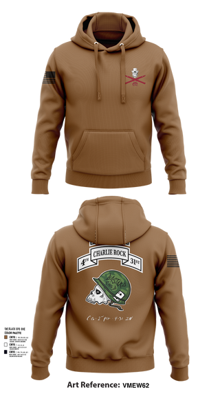 Hoodie, Charlie Rock, 4-31 IN, 2IBCT, 10MTN, , Teamtime, Team time, sublimation, custom sports apparel, team uniforms, spirit wear, spiritwear, sports uniforms, custom shirts, team store, custom team store, fundraiser sports, apparel fundraiser