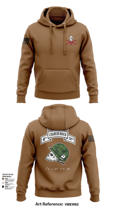 Charlie Rock, 4-31 IN, 2IBCT, 10MTN 63495362 Hoodie - 101