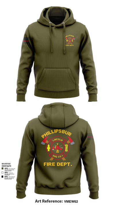 PHILLIPSBURG FIRE DEPARTMENT 39354124 Hoodie - 102