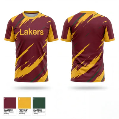 Lakers 84582226 Short Sleeve Performance Shirt - 1
