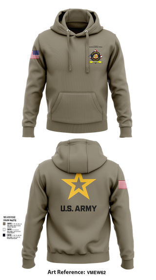 Hoodie, University of Toledo Army Marksmanship Unit, Army, Teamtime, Team time, sublimation, custom sports apparel, team uniforms, spirit wear, spiritwear, sports uniforms, custom shirts, team store, custom team store, fundraiser sports, apparel fundraiser