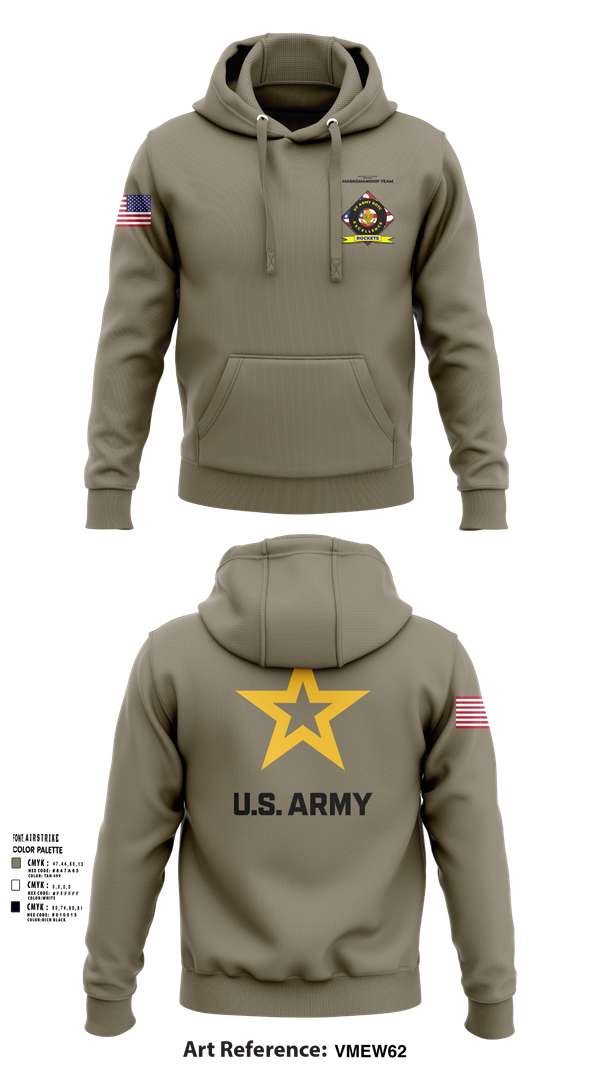 Hoodie, University of Toledo Army Marksmanship Unit, Army, Teamtime, Team time, sublimation, custom sports apparel, team uniforms, spirit wear, spiritwear, sports uniforms, custom shirts, team store, custom team store, fundraiser sports, apparel fundraiser