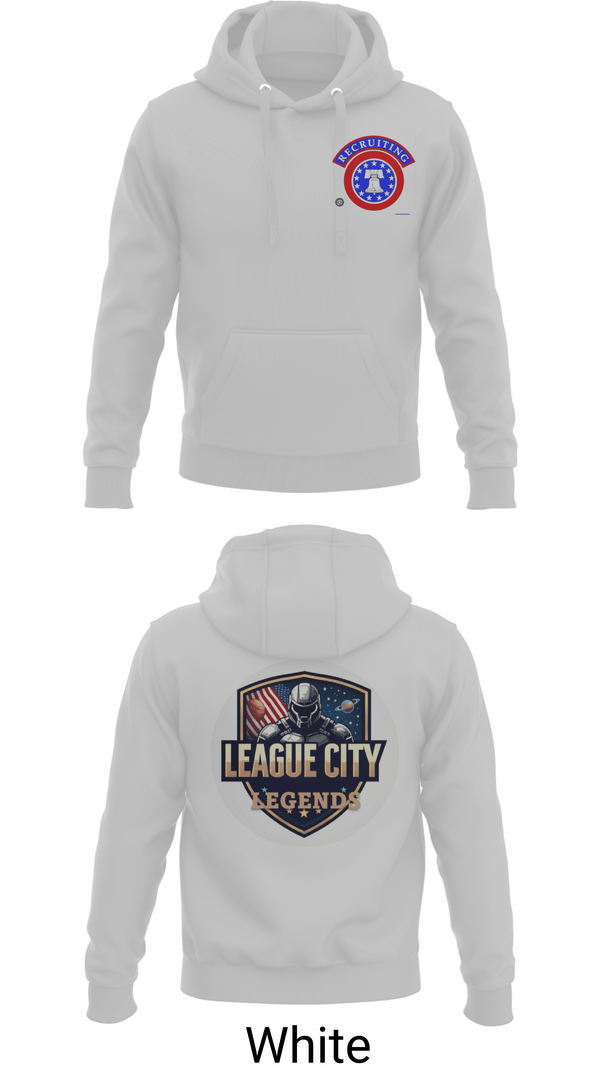 Hoodie, LEAGUE CITY RECRUITING, Army, Teamtime, Team time, sublimation, custom sports apparel, team uniforms, spirit wear, spiritwear, sports uniforms, custom shirts, team store, custom team store, fundraiser sports, apparel fundraiser
