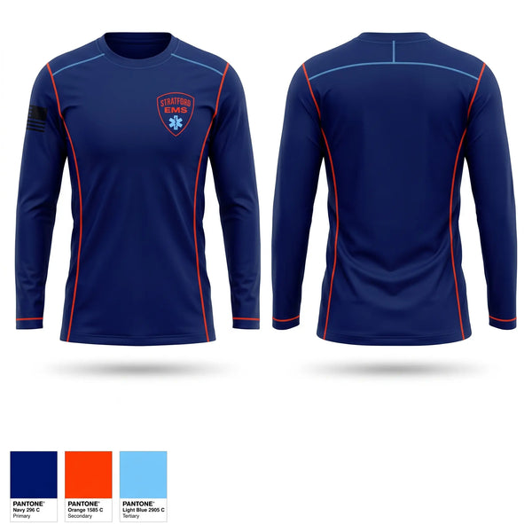 Long Sleeve Performance Shirt, Stratford EMS, EMS/EMT, Teamtime, Team time, sublimation, custom sports apparel, team uniforms, spirit wear, spiritwear, sports uniforms, custom shirts, team store, custom team store, fundraiser sports, apparel fundraiser