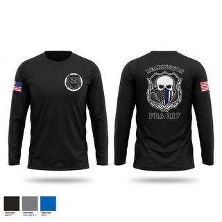 Long Sleeve Performance Shirt, PBA 317, Police, Teamtime, Team time, sublimation, custom sports apparel, team uniforms, spirit wear, spiritwear, sports uniforms, custom shirts, team store, custom team store, fundraiser sports, apparel fundraiser