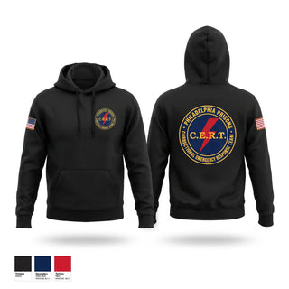 Hoodie, CERT, Police, Teamtime, Team time, sublimation, custom sports apparel, team uniforms, spirit wear, spiritwear, sports uniforms, custom shirts, team store, custom team store, fundraiser sports, apparel fundraiser