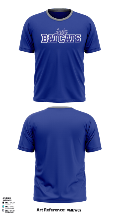 Lady BatCats 2560030 Short Sleeve Performance Shirt - 2