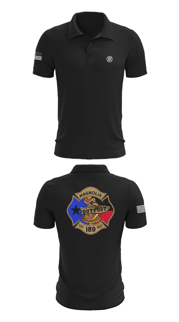 Short Sleeve Performance Polo, Magnolia 189, Fire Department, Teamtime, Team time, sublimation, custom sports apparel, team uniforms, spirit wear, spiritwear, sports uniforms, custom shirts, team store, custom team store, fundraiser sports, apparel fundraiser