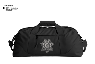 Duffle Bag, Sheriff K9, Police, Teamtime, Team time, sublimation, custom sports apparel, team uniforms, spirit wear, spiritwear, sports uniforms, custom shirts, team store, custom team store, fundraiser sports, apparel fundraiser