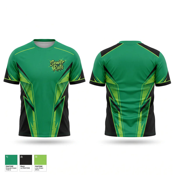 Soft Poly Tee Cotton Like Feel, Sewer Rats, Men's Soccer, Teamtime, Team time, sublimation, custom sports apparel, team uniforms, spirit wear, spiritwear, sports uniforms, custom shirts, team store, custom team store, fundraiser sports, apparel fundraiser