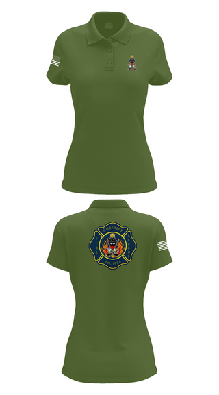 Womens Short Sleeve Performance Polo, Guernsey Fire & Rescue, , Teamtime, Team time, sublimation, custom sports apparel, team uniforms, spirit wear, spiritwear, sports uniforms, custom shirts, team store, custom team store, fundraiser sports, apparel fundraiser