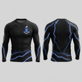 Pershing Rifles 59546775 Long Sleeve Rash Guard Shirt - 1
