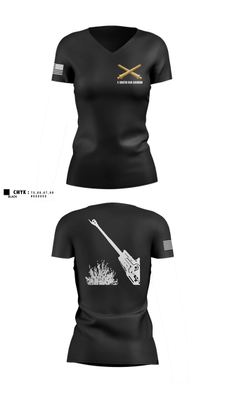 Womens Short Sleeve Vneck Shirt, 1-108 FAR, National Guard, Teamtime, Team time, sublimation, custom sports apparel, team uniforms, spirit wear, spiritwear, sports uniforms, custom shirts, team store, custom team store, fundraiser sports, apparel fundraiser