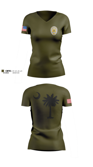 Womens Short Sleeve Vneck Shirt, York County Multi-Jurisdictional Drug Enforcement Unti, Police, Teamtime, Team time, sublimation, custom sports apparel, team uniforms, spirit wear, spiritwear, sports uniforms, custom shirts, team store, custom team store, fundraiser sports, apparel fundraiser