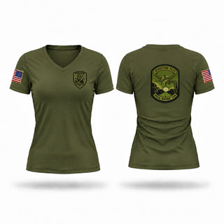 Womens Short Sleeve Vneck Shirt, GPD Special Response Team, Police, Teamtime, Team time, sublimation, custom sports apparel, team uniforms, spirit wear, spiritwear, sports uniforms, custom shirts, team store, custom team store, fundraiser sports, apparel fundraiser