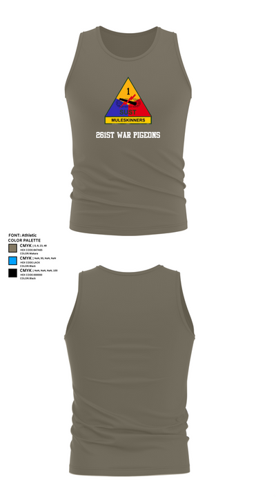 261st War Pigeons Tank Top - 79