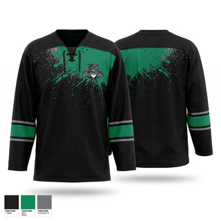 Hockey Jersey, Manitoulin Lady Panthers, Ice Hockey, Teamtime, Team time, sublimation, custom sports apparel, team uniforms, spirit wear, spiritwear, sports uniforms, custom shirts, team store, custom team store, fundraiser sports, apparel fundraiser