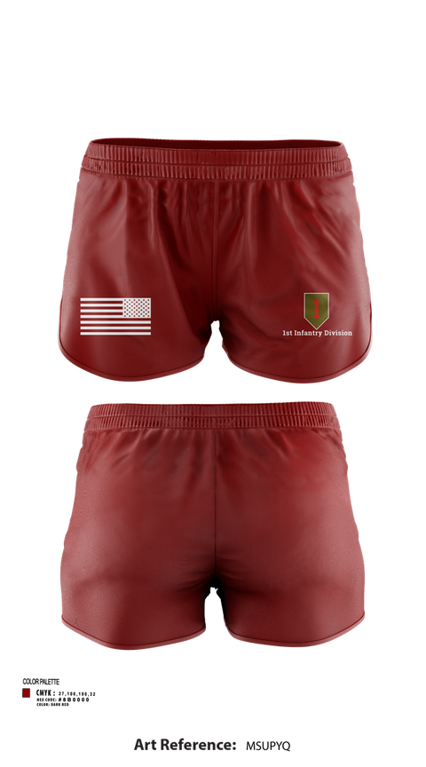 Ranger Panties, 1st Infantry Division, , Teamtime, Team time, sublimation, custom sports apparel, team uniforms, spirit wear, spiritwear, sports uniforms, custom shirts, team store, custom team store, fundraiser sports, apparel fundraiser