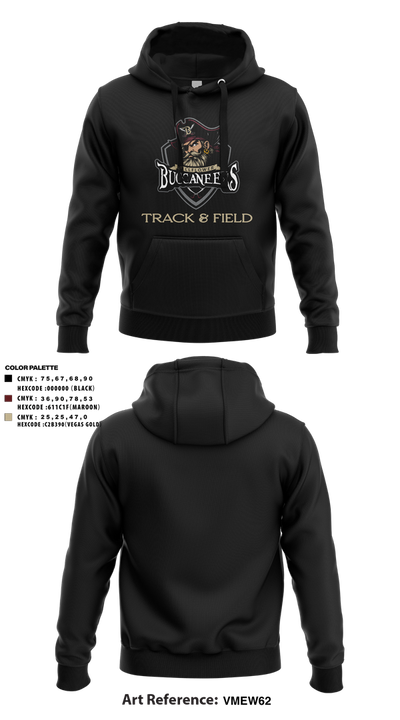 Bellflower high school Track & Field 82786723 Hoodie - 3