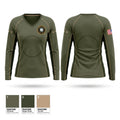 Laurel county sheriffs office Women's Long Sleeve V-neck Shirt - 1