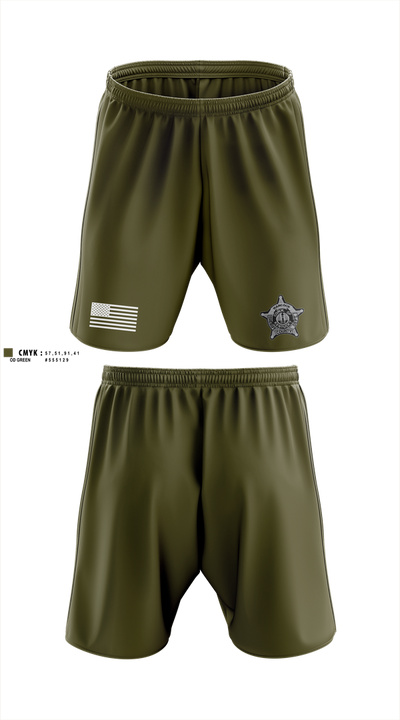 Hancock County Sheriff’s Office 26444043 Athletic Shorts With Pockets - 1