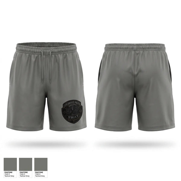 Athletic Shorts With Pockets, Columbus SWAT, Police, Teamtime, Team time, sublimation, custom sports apparel, team uniforms, spirit wear, spiritwear, sports uniforms, custom shirts, team store, custom team store, fundraiser sports, apparel fundraiser