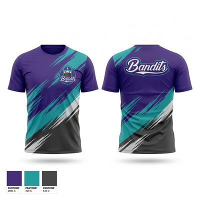 East Tennessee Base Bandits Short Sleeve Performance Shirt - 1