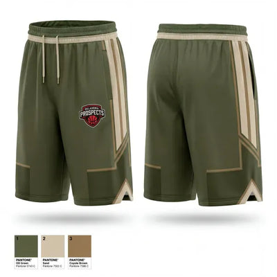 Oklahoma Prospects 87692159 Mens Reversible Basketball Shorts - 1